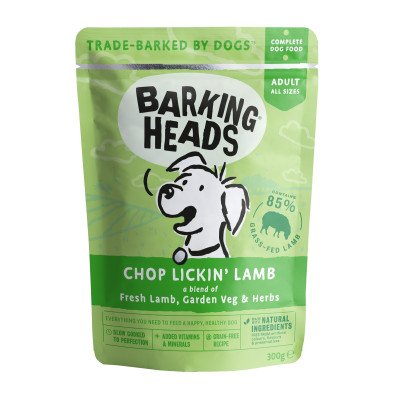 BARKING HEADS Chop Lickin’ Lamb (JEHNĚČÍ) kapsička 300g