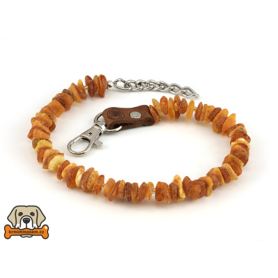 Jantarový obojek č.5 45-50 cm