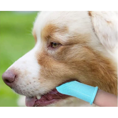 Silikonový zubní kartáček na prst 1 ks