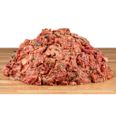 BARF - Hovězí maso, dršťky, zelenina a ovoce 500g (Fertig...