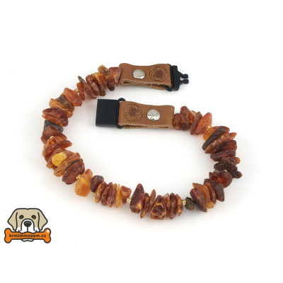 Jantarový obojek č.2 20 cm