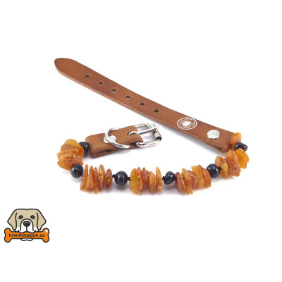 Jantarový obojek č.8 20-25 cm