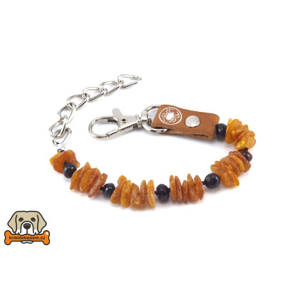 Jantarový obojek č.8 20-25 cm