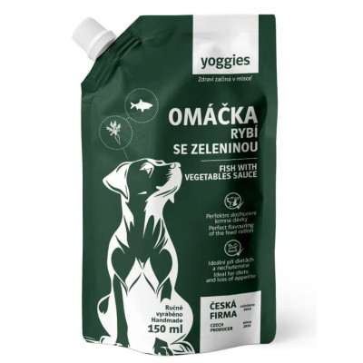 Omáčka pro psy rybí se zeleninou 150 ml