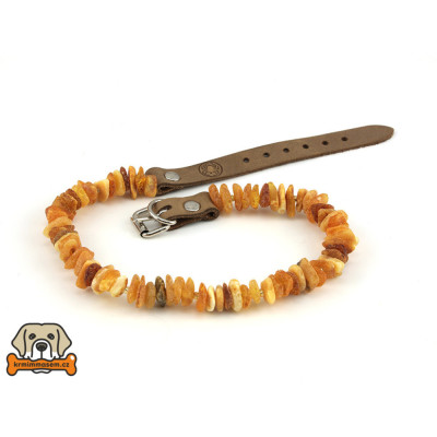 Jantarový obojek č.4 65-70 cm