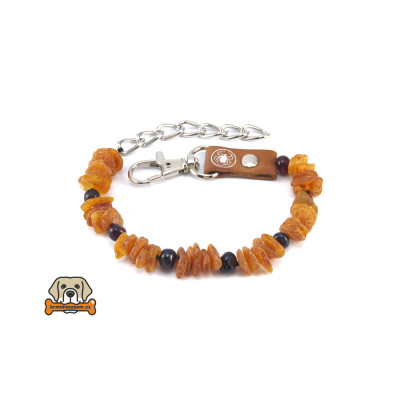 Jantarový obojek č.8 30-35 cm