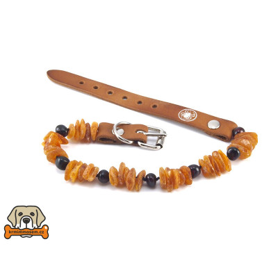 Jantarový obojek č. 9 35-40cm