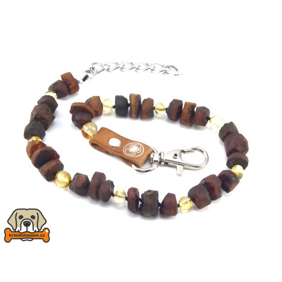 Jantarový obojek č.9 40-45 cm