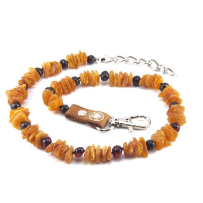 Jantarový obojek č.8 50-55 cm