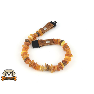 Jantarový obojek č.1 35 cm