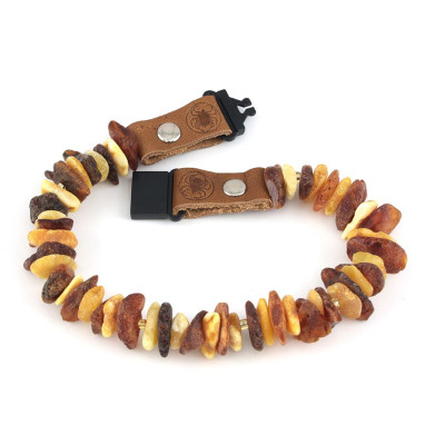 Jantarový obojek č.1 55 cm