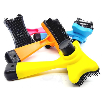 Kartáč na vyčesávání plastový - mix barev