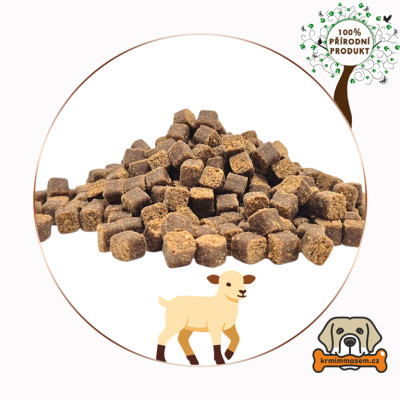 Polovlhké tréninkové pamlsky – Jehně 250 g