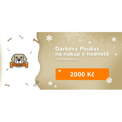 Dárkový poukaz 2000 Kč