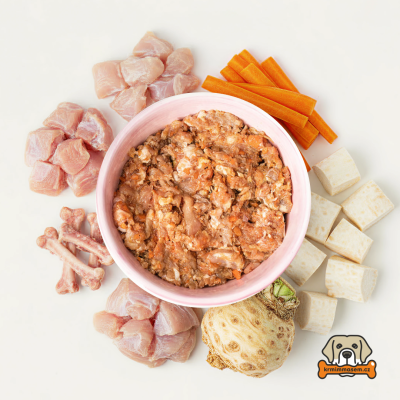 BARF - Kuře komplet 1 kg