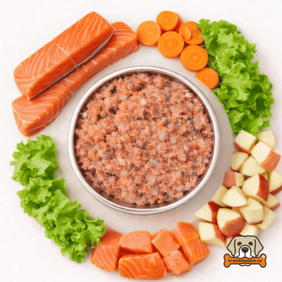 BARF - Losos komplet se zeleninou a ovocem 1kg