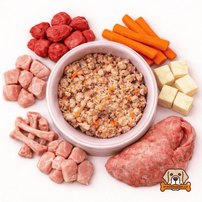 BARF - Kráva + kuře komplet 1 kg