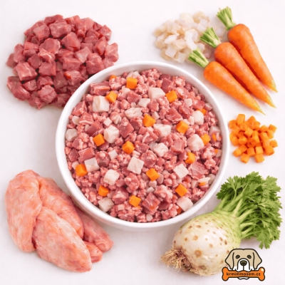 BARF - Vepřík komplet 1 kg