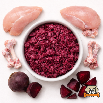DRŮBEŽÍ směs s červenou řepou 1kg