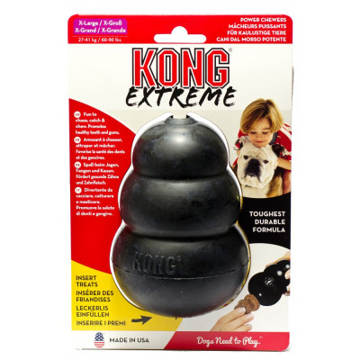 Kong Extreme XL extra large černý (nezničitelná hračka pro velkého a silného psa)