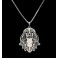 KAVALÍR KING CHARLES ŠPANĚL HLAVA - náhrdelník s přívěskem - stříbrný 1ks