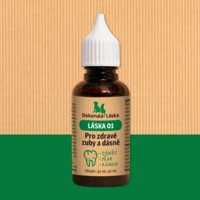 Dokonalá láska - Láska 01 Pro zdravé zuby a dásně - 30 ml - pro pejsky