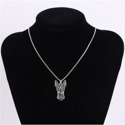 PINČ - náhrdelník s přívěskem - stříbrný 1ks