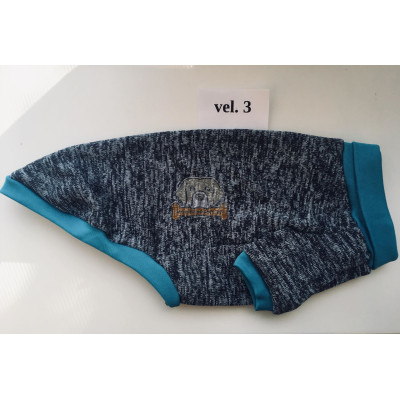 Termoregulační svetr EDY šedo-modrý vel. 3