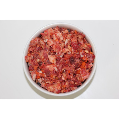 BARF - Masožravci menu hovězí a losos 0,5 kg