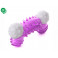 Nylonová kost s TPR gumou fialová, odolná (nylonová) hračka s termoplastickou pryží 1 ks