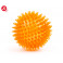 TPR - Míč s bodlinami - oranžový, odolná (gumová) hračka z termoplastické pryže