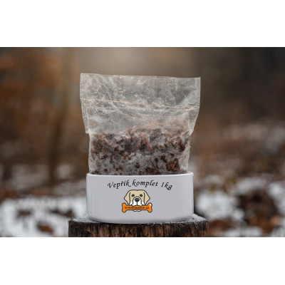 BARF - Vepřík komplet 1 kg