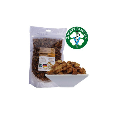 100% ČISTÉ SUŠENÉ MASO KUŘECÍ KOSTKY-500g