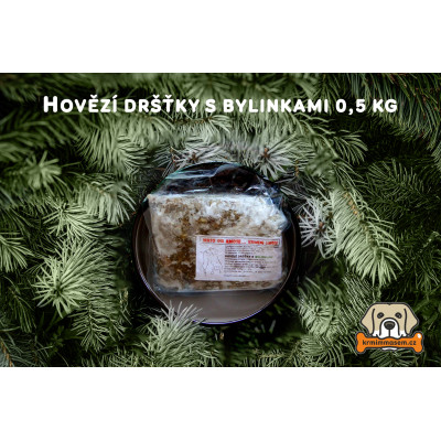 Hovězí dršťky neprané s bylinkami 1 kg 