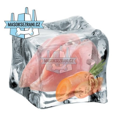 BARF - Kuřecí mlska s mrkví 0,4kg