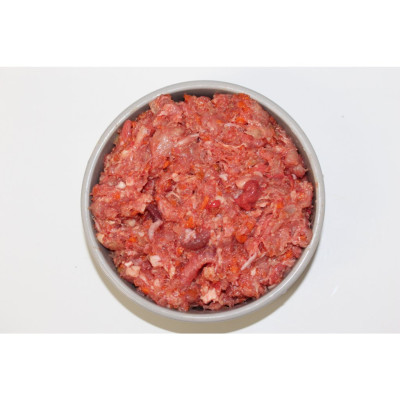 BARF - Masožravci menu kuře krůta a králík 0,5 kg