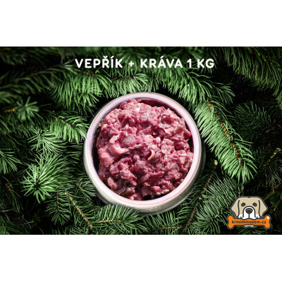 Vepřík + kráva 1 kg