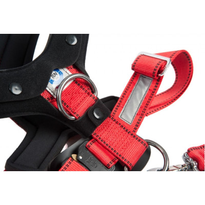 Kleinmetall Allsafe Comfort autopás pro psy velikost S, ČERVENÝ